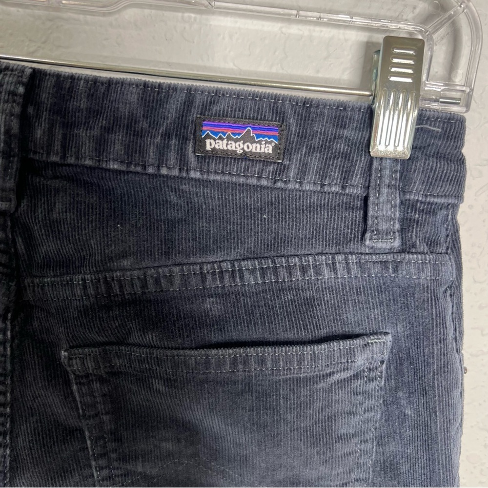 Patagonia Corduroy Skinny Pants Women’s size 28 Blue Organic Cotton High Rise HH - Picture 3 of 8